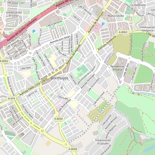 Mapa de Bormujos Thumbnail