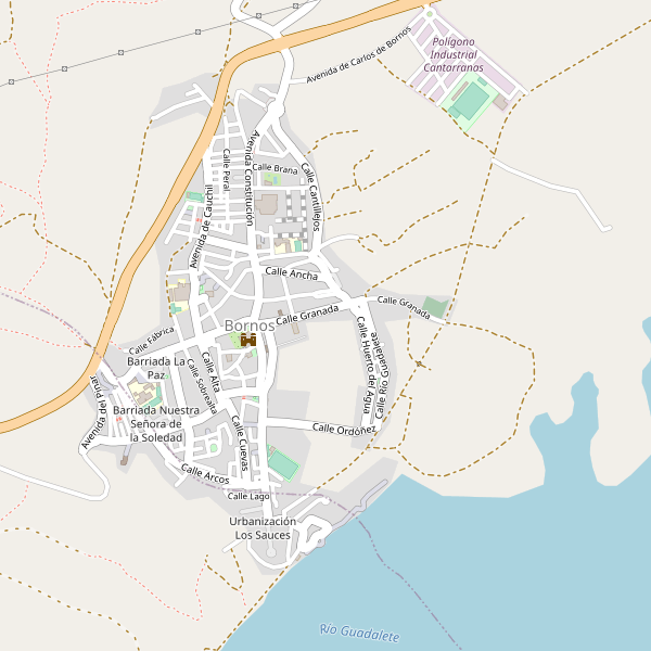 Mapa de hoteles en Bornos Thumbnail