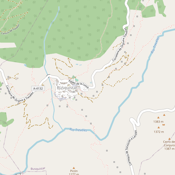 Mapa de Busquístar Thumbnail