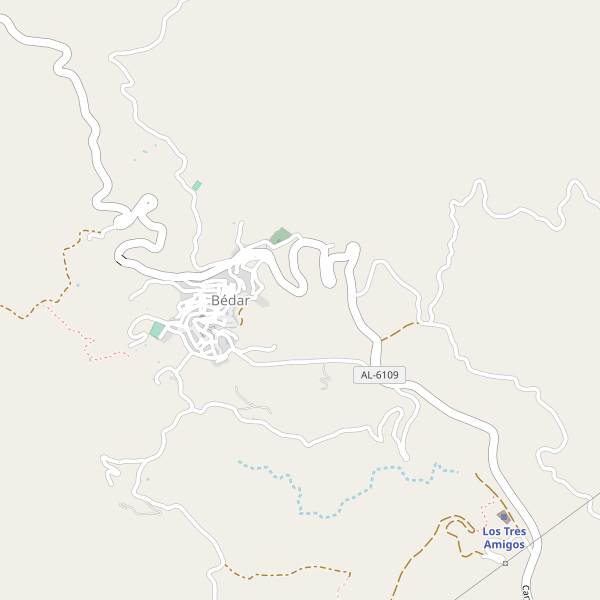 Mapa de Bédar Thumbnail