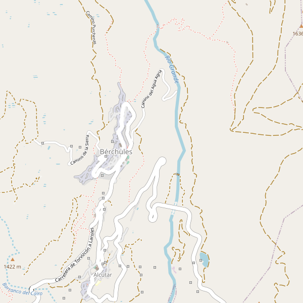 Mapa de Bérchules Thumbnail