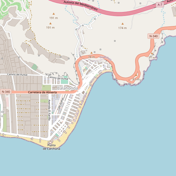 Mapa de estancos en Calahonda Thumbnail