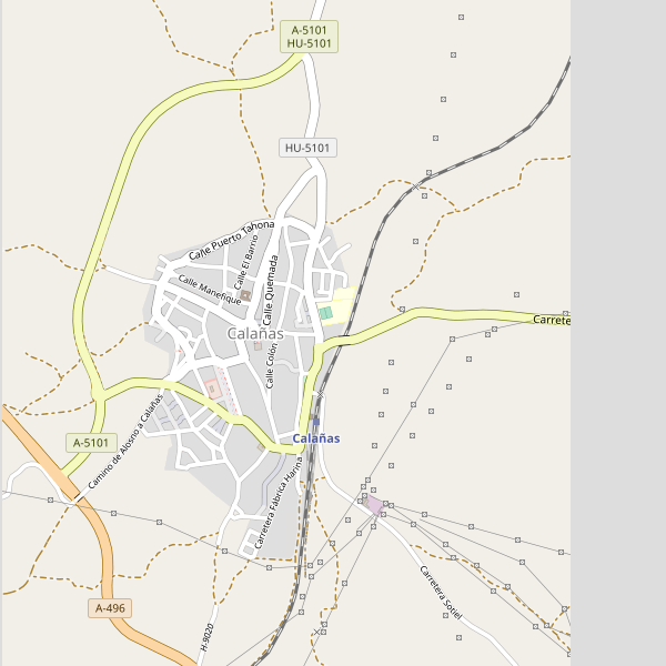 Mapa de Calañas Thumbnail