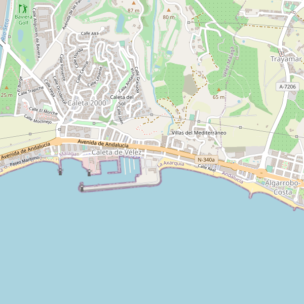 Mapa de Caleta de Vélez Thumbnail