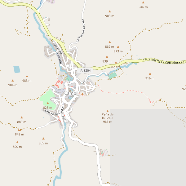 Mapa de Cambil Thumbnail