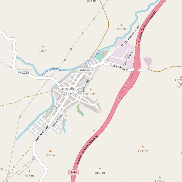 Mapa de Campillo de Arenas Thumbnail