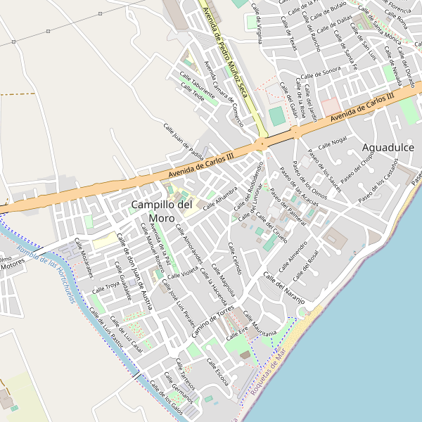 Mapa de Campillo del Moro Thumbnail