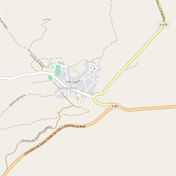 Mapa de Campofrío Thumbnail