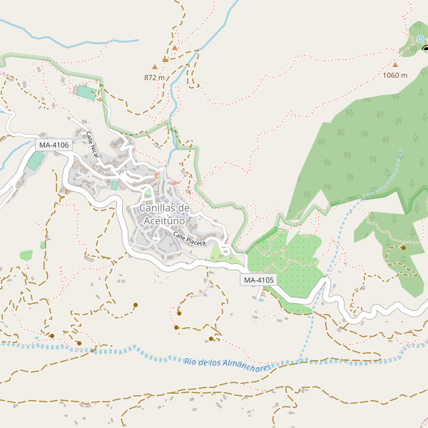Mapa de Canillas de Aceituno Thumbnail