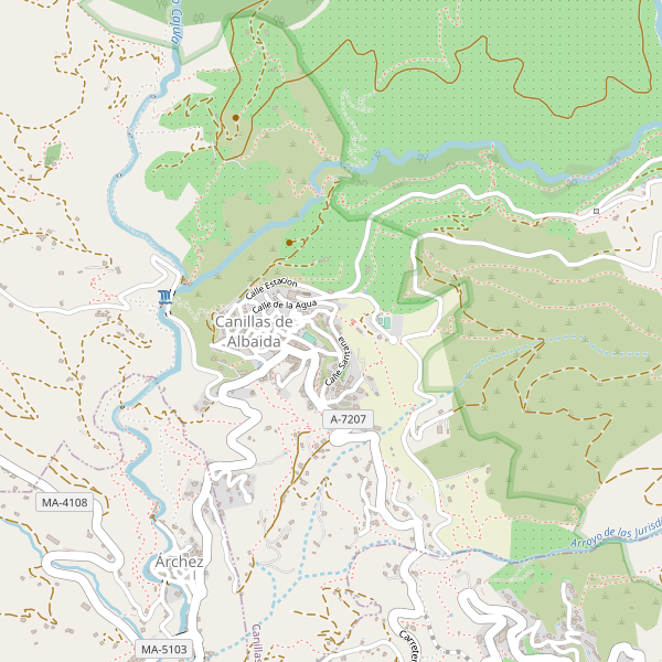 Mapa de Canillas de Albaida Thumbnail