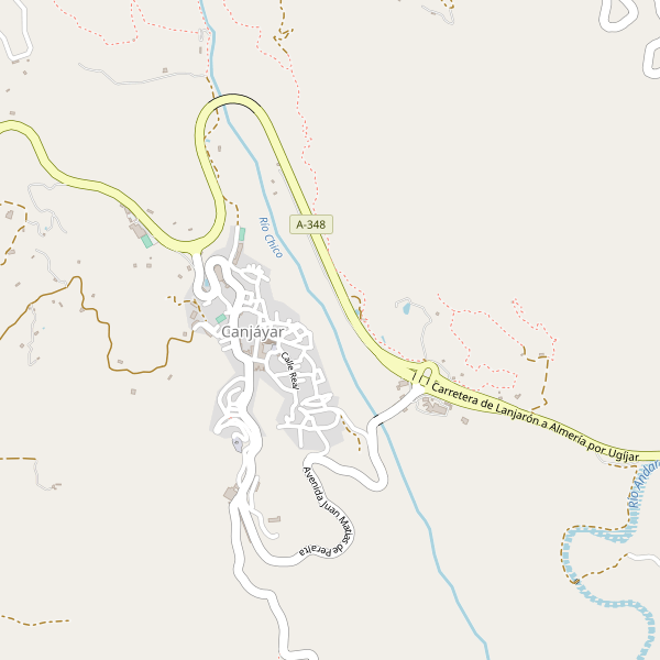 Mapa de Canjáyar Thumbnail