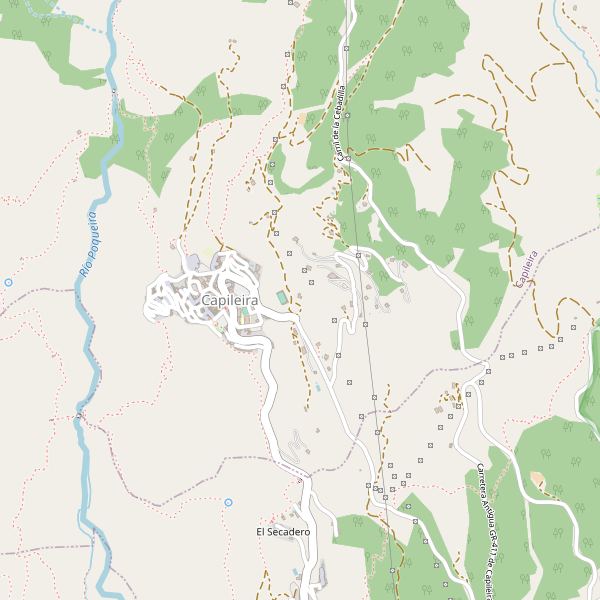 Mapa de Capileira Thumbnail