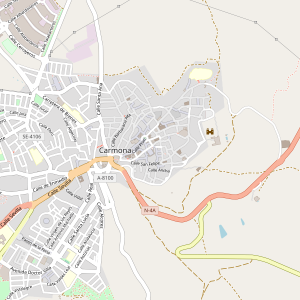 Mapa de Carmona Thumbnail