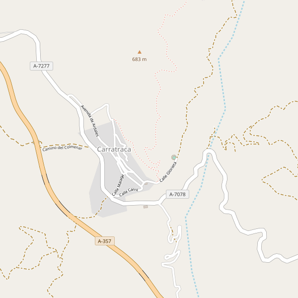 Mapa de Carratraca Thumbnail