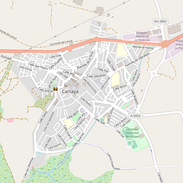 Mapa de Cartaya Thumbnail