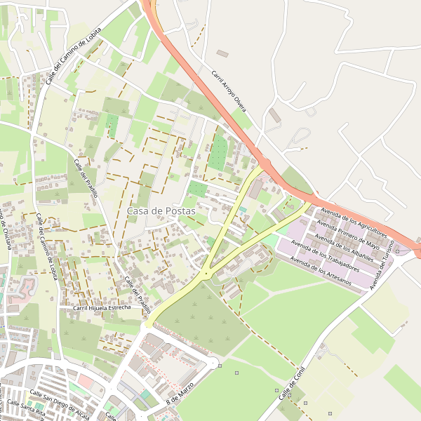 Mapa de Casa de Postas Thumbnail