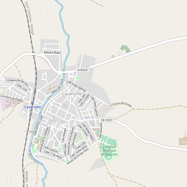 Mapa de Casariche Thumbnail