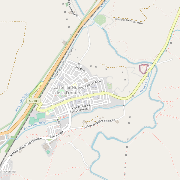 Mapa de Castellar Nuevo de la Frontera Thumbnail