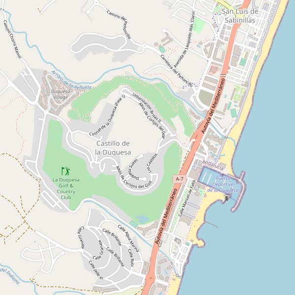 Mapa de Castillo de la Duquesa Thumbnail