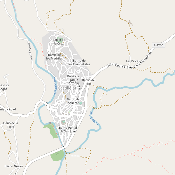 Mapa de Castilléjar Thumbnail