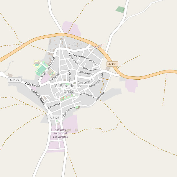 Mapa de Cañete de las Torres Thumbnail