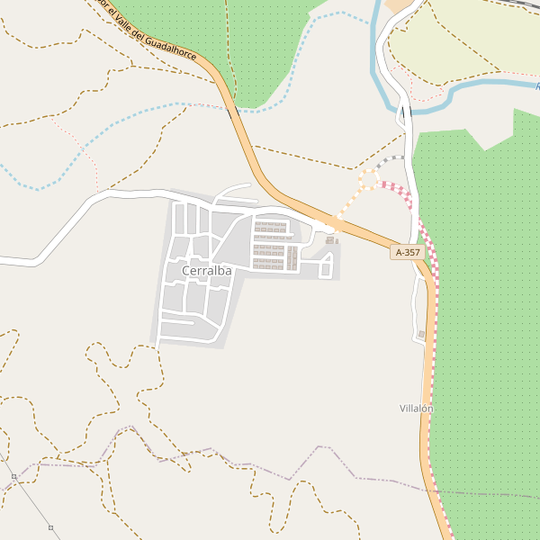Mapa de Cerralba Thumbnail