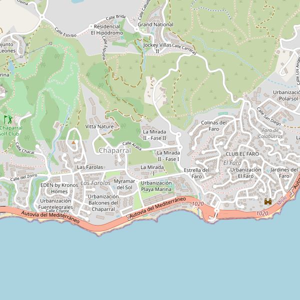 Mapa de Chaparral Thumbnail