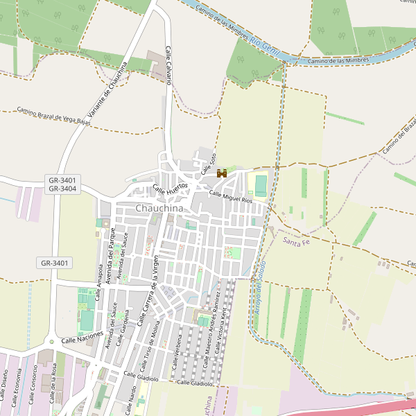 Mapa de Chauchina Thumbnail
