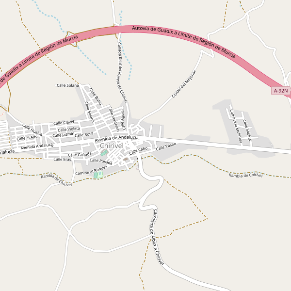 Mapa de Chirivel Thumbnail