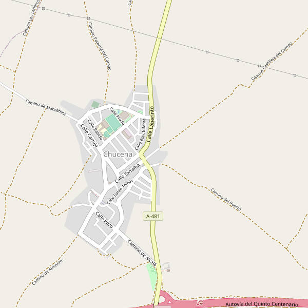 Mapa de Chucena Thumbnail