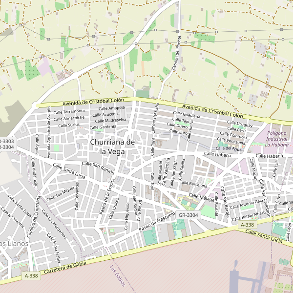 Mapa de Churriana de la Vega Thumbnail