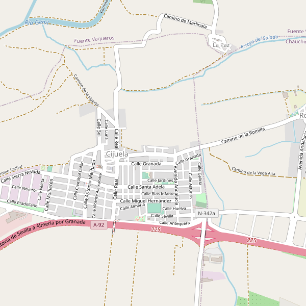 Mapa de Cijuela Thumbnail