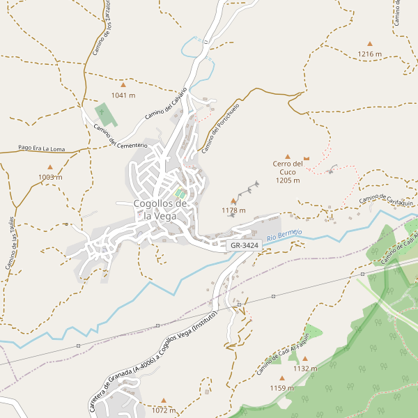 Mapa de Cogollos de la Vega Thumbnail