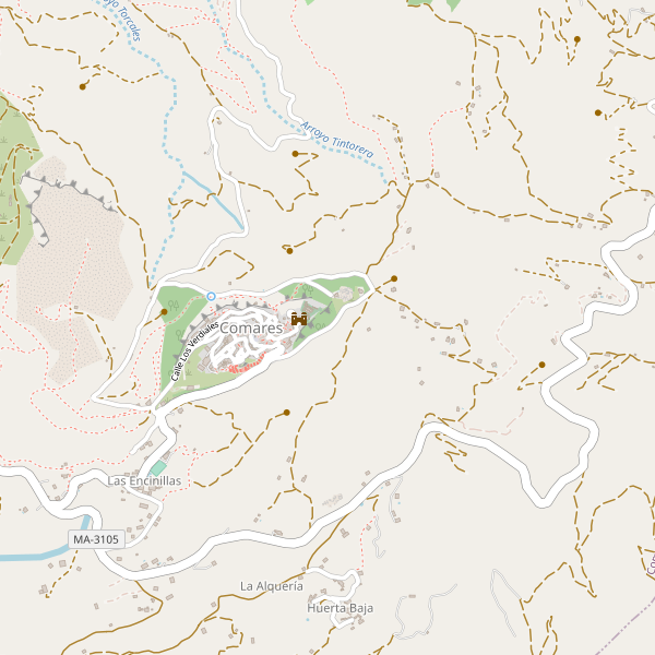 Mapa de Comares Thumbnail