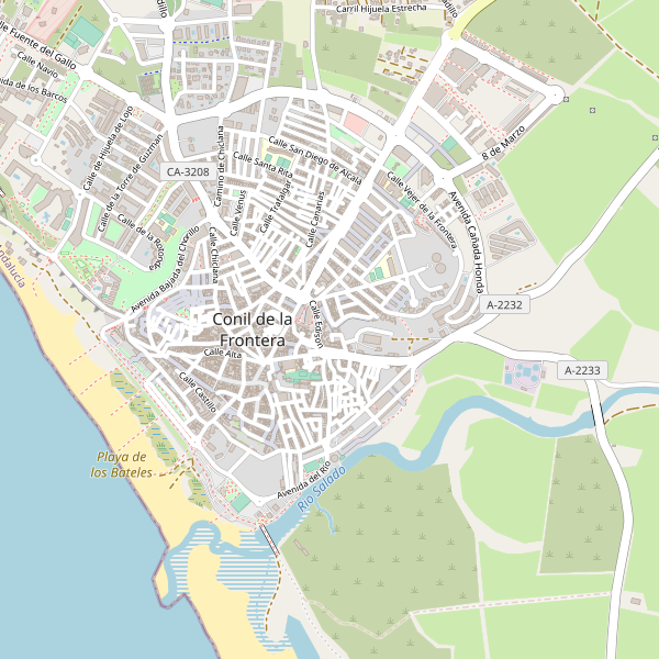 Mapa de Conil de la Frontera Thumbnail