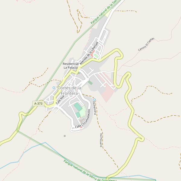 Mapa de Cortes de la Frontera Thumbnail