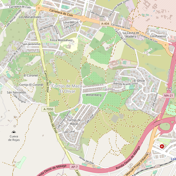 Mapa de Cortijo de Maza-El Olivar Thumbnail