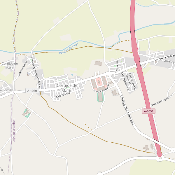 Mapa de Cortijos de Marín Thumbnail