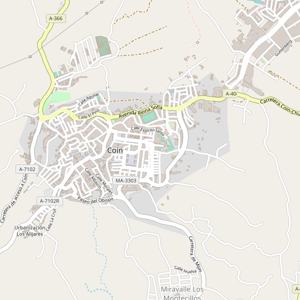 Mapa de Coín Thumbnail