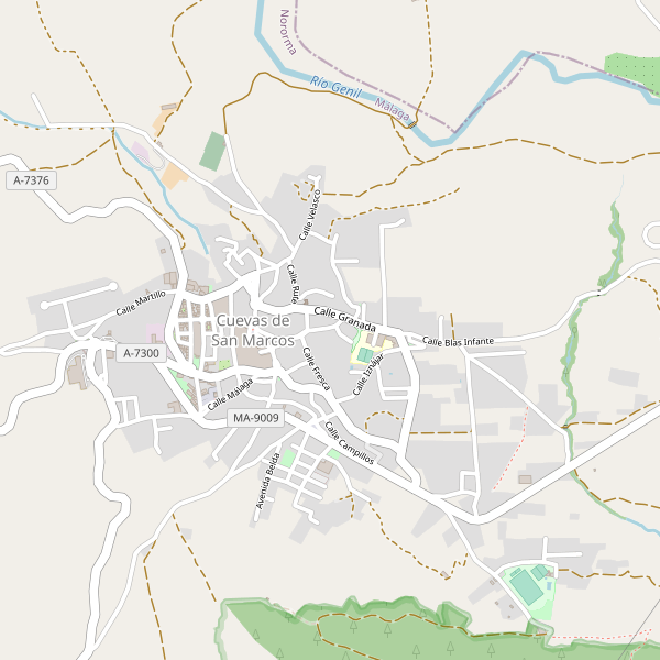 Mapa de Cuevas de San Marcos Thumbnail