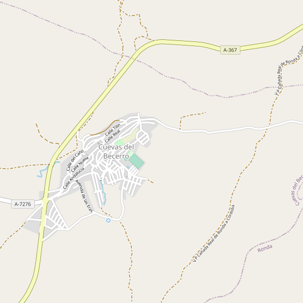 Mapa de Cuevas del Becerro Thumbnail