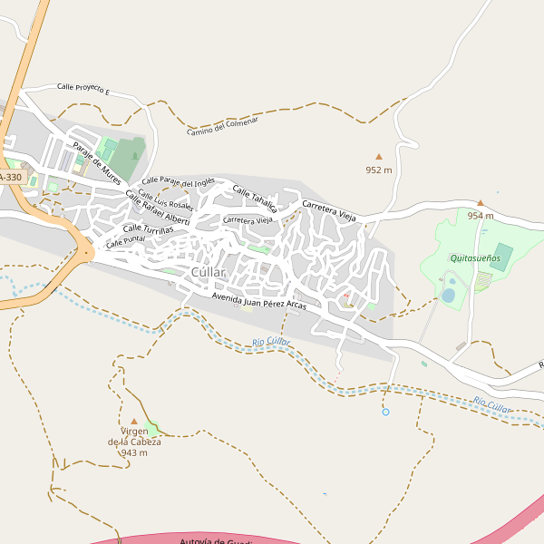 Mapa de Cúllar Thumbnail