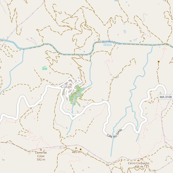 Mapa de Cútar Thumbnail