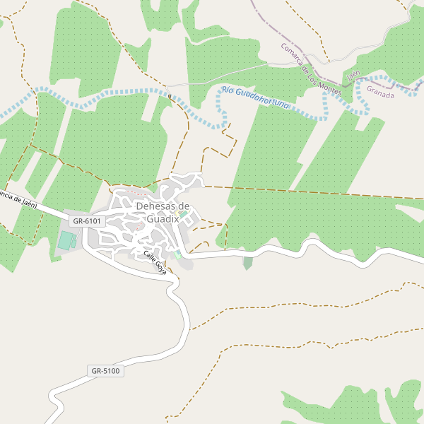 Mapa de Dehesas de Guadix Thumbnail