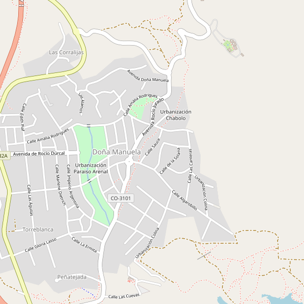 Mapa de Doña Manuela Thumbnail