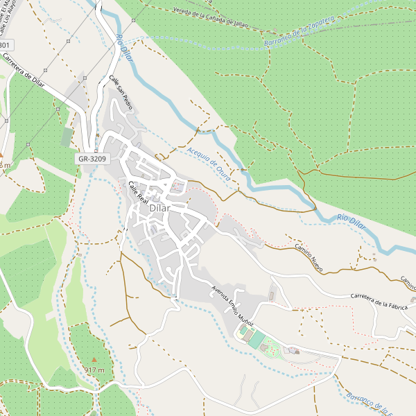 Mapa de Dílar Thumbnail