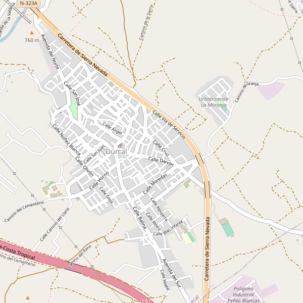 Mapa de Dúrcal Thumbnail