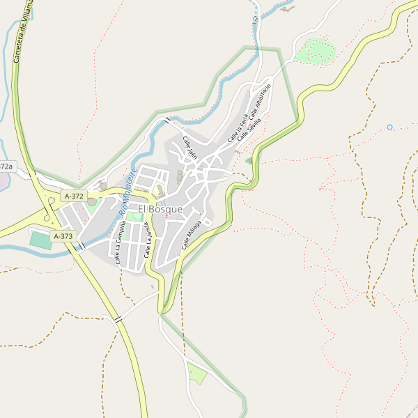 Mapa de El Bosque (CA) Thumbnail