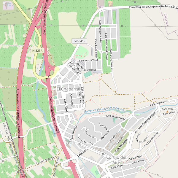 Mapa de El Chaparral Thumbnail