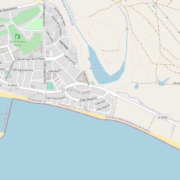 Mapa de El Portil Thumbnail